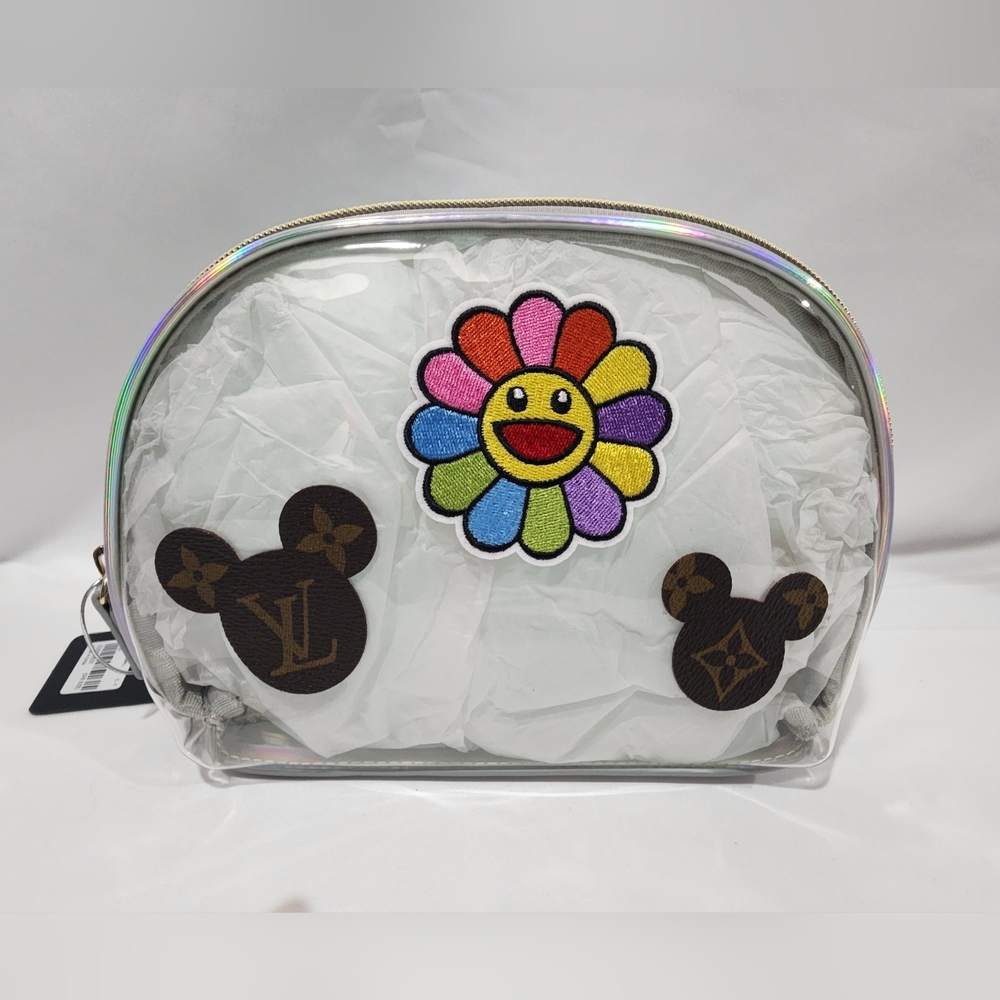 Louis Vuitton Mickey Marakami Holographic Silver Cosmetic Bag - Picture 5 of 11